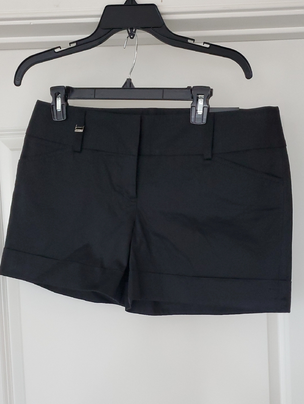 Express Women's Black High-Waist Tailored Shorts